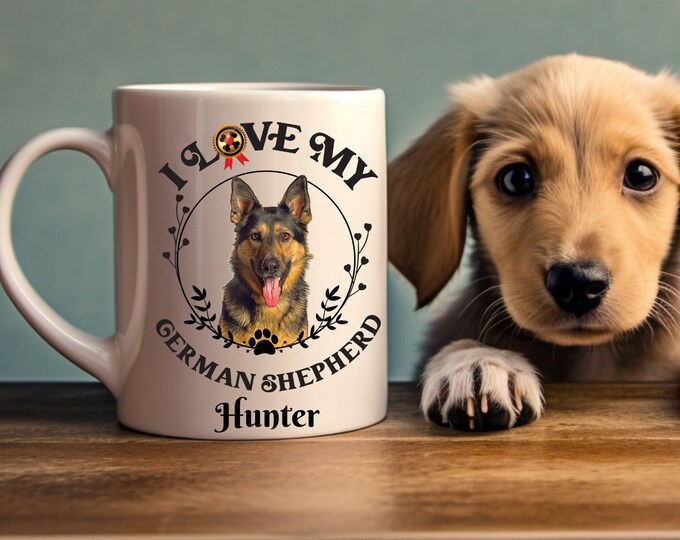 Custom Pet Coffee Mug Shepherd Coffee Mug Dog Mug For Grandma Mother's Day Mug Custom Grandma Mug Granny Gift Mug Nona Gifts Mom Dog Mug