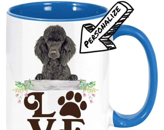 Poodle Coffee Mug Dog Mug For Grandma Gift Mother's Day Mug Custom Grandma Mug Meemaw Mug Granny Gift Mug Nona Gift Personalized Mug For Mom