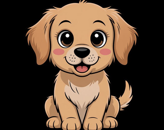 Puppy Clipart, Cute Dog Clipart, Baby Animal Clipart, Nursery Clipart, Baby Shower Clipart, Puppy PNG, Cute Dog PNG