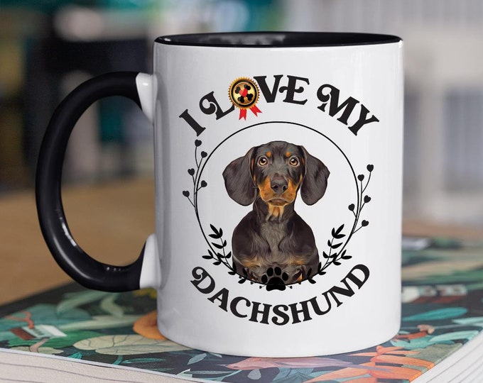 Custom Dog Dad Mug, Unique Dog Mug Gift, Dog Mugs With Name, Custom Dog Photo Mug Gift, Custom Dog Mom Cup