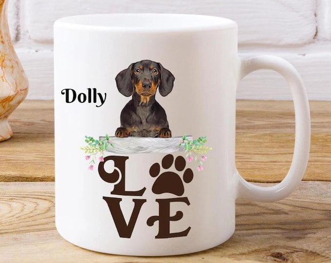 Dachshund Coffee Mug, Dachshund Large Mug, Dachshund Gift, Dachshund Owner Gift, Dachshund Cup, Dachshund Dog Cup, Dachshund Mug