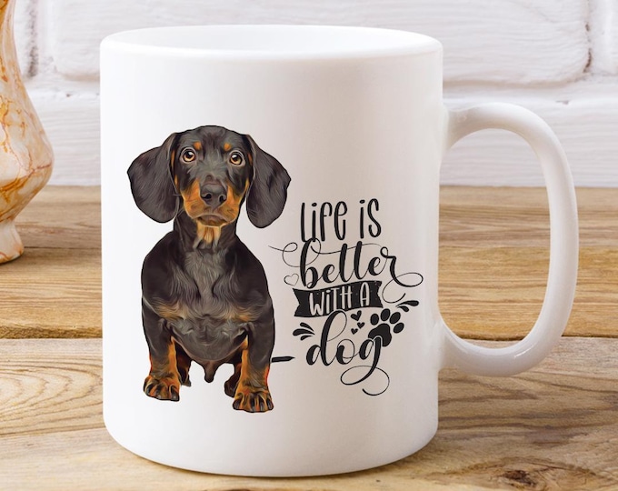 Dachshund Coffee Mug, Wiener Dog Mug, Dachshund Gift, Dachshund Owner Gift, Dachshund Cup, Dachshund Dog Cup, Dachshund Mug