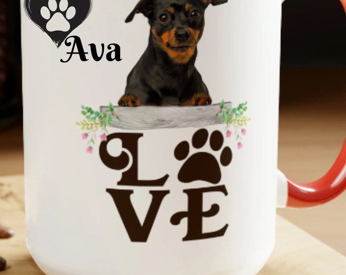 Handcrafted Custom Ceramic Dog Mugs - Personalized Pet Lover Gift