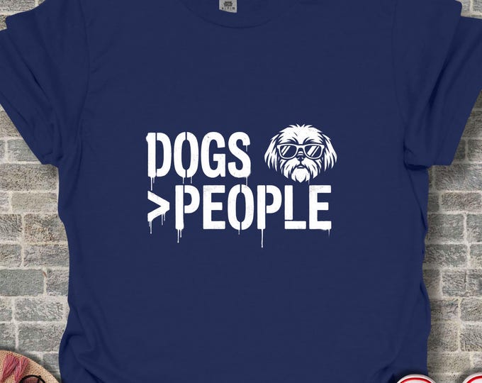 Funny Dog Shirt Design Idea for Men Gift Option Dog Dad Gift Idea Shih Tzu with Sunglasses Cool Design Dog Lover Gift Idea Pet Enthusiast