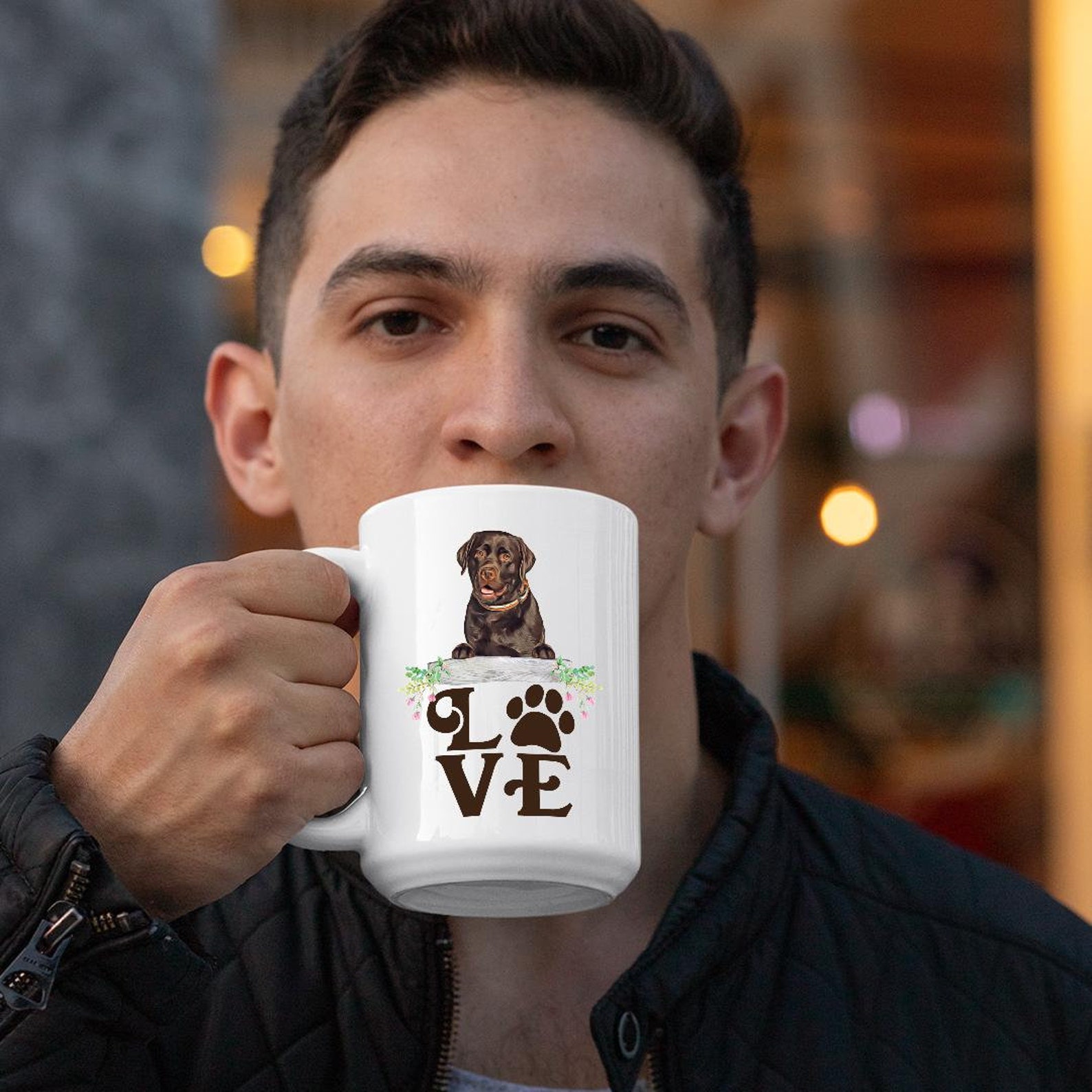 Mug Labrador Fan — La passion canine sublimée au cœur de votre quotidien main image 1