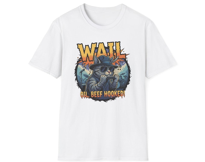 Funny Cat Graphic Tee - 'All Beef Hooked!' Unisex T-Shirt, Gift for Cat Lovers, Humorous Pet Apparel, Casual Wear, Birthday Present, [...]