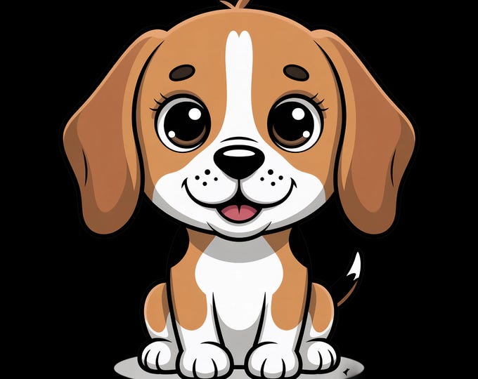 Beagle Clipart, Cute Puppy Clipart, Baby Animal Clipart, Dog Nursery Clipart, Dog Shower Clipart, Beagle PNG, Beagle Puppy Art