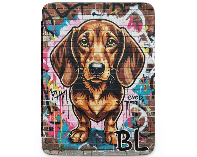 Dachshund Dog Graffiti Art, Cute Puppy Lover Decor, Urban Style Home Accents, Misc Products, Unique Wall Art Print, Funny Dog Gift Idea