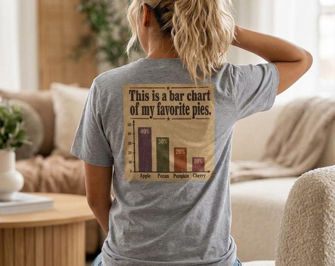 Funny Bar Pie Chart Graphic Tee, Humor Novelty T Shirt, Sarcastic Drinking Tshirt, Retro Vintage Comedy Unisex Top, Cool Pub Lover Gift