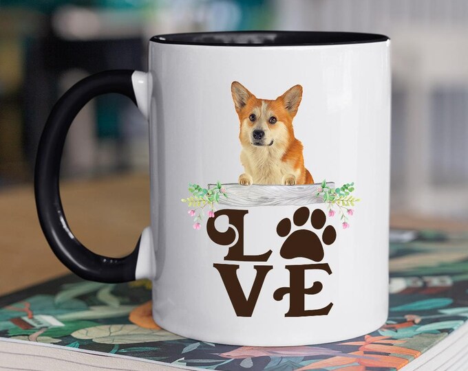 Personalized Coffee Cup Corgi Coffee Mug Dog Owner Mug Puppy Coffee Mug Hound Lover Dog Show Gift Dog Walker Gift Cute Pet Gift Mug Dog Lady