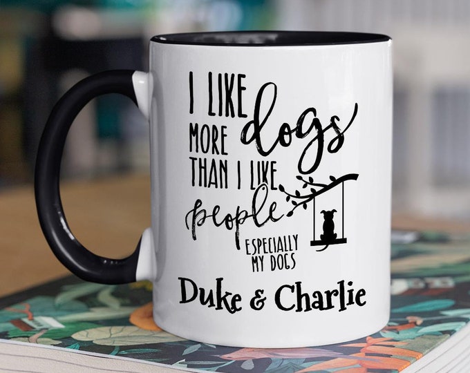 Custom Dog Mug Gift For Coffee Fan Beautiful Mug Present For Her Large Coffee Cup Tea Drinker Mug Dog Pet Lover Cute Dog Mom Gift Dog Mug
