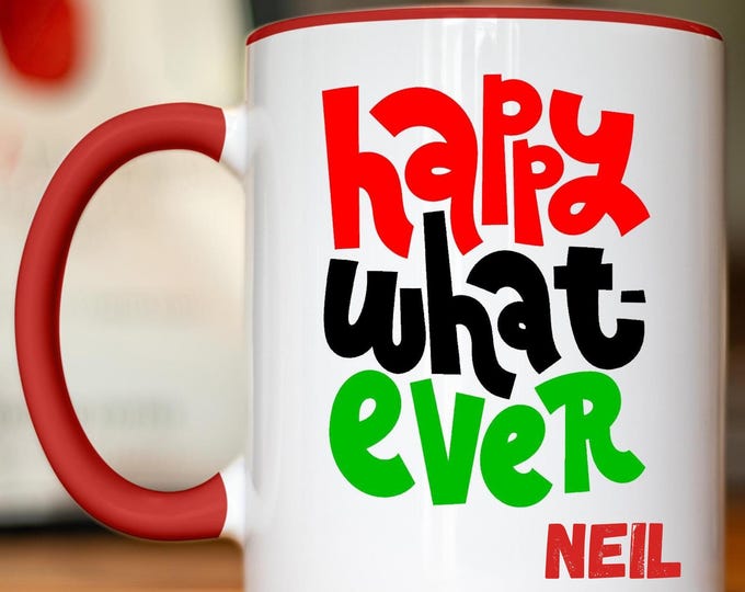 Christmas Coffee Mug Holiday Gift Secret Santa Present Idea Eve Hot Cocoa Party Cup Ceramic Tree Design Winter Kitchen Decoration