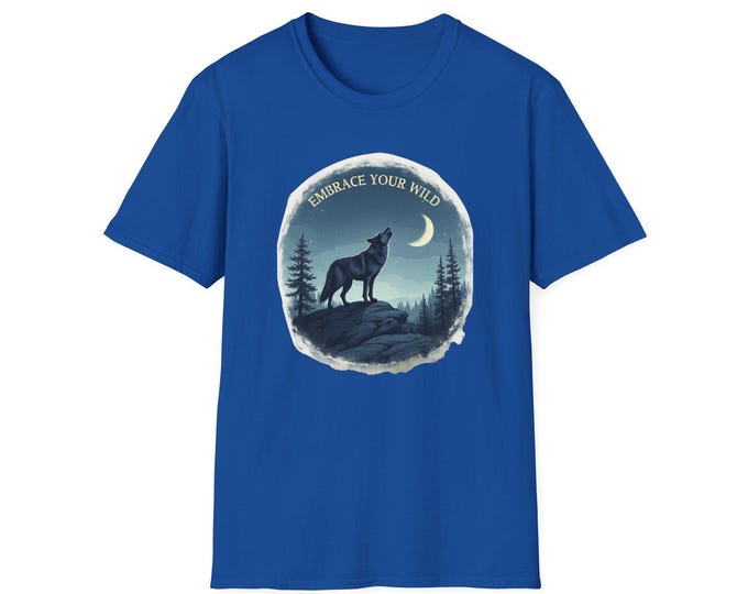 Modern Rustic Tee Unisex Softstyle T-Shirt: Lightweight Cotton Classic Fit Embrace Your Wild Design