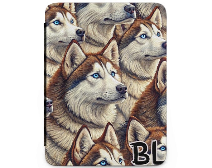 Husky Dog Kindle Case, Blue Eyes, Dog Lover Gift, Cute Animal Kindle Cover, Furry Friend, Protective Kindle Skin, Stylish Tablet Case
