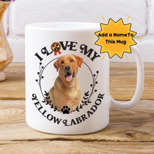 Yellow Lab Puppy Mug - Adorable Labrador Coffee Cup - Cute Dog Lover Gift - Personalized Puppy Mug - Perfect for Yellow Lab Enthusiasts