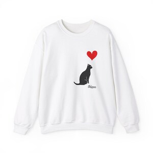 Cat Heart Unisex Heavy Blend™ Crewneck Sweatshirt