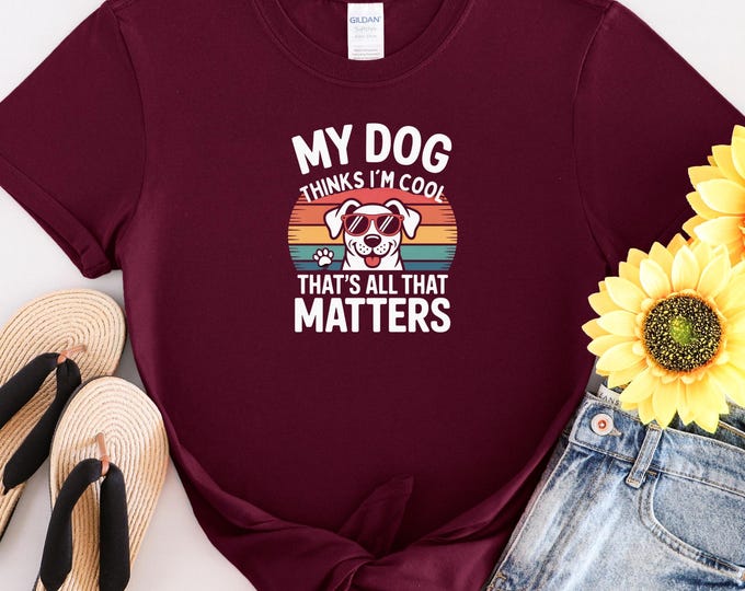 Dog Dad Shirt Design Idea Gift Shop Pet Lover Gift Graphic Tee Shirt Design Dog Owner Gift Idea Cotton Shirt Casual Wear Dog Clothes Fashion
