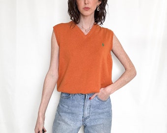 Ralph Lauren Orange Sweater Vest