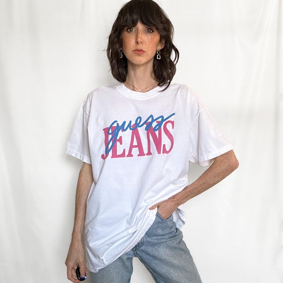 Vintage 90s Guess Jeans T-shirt - image 9