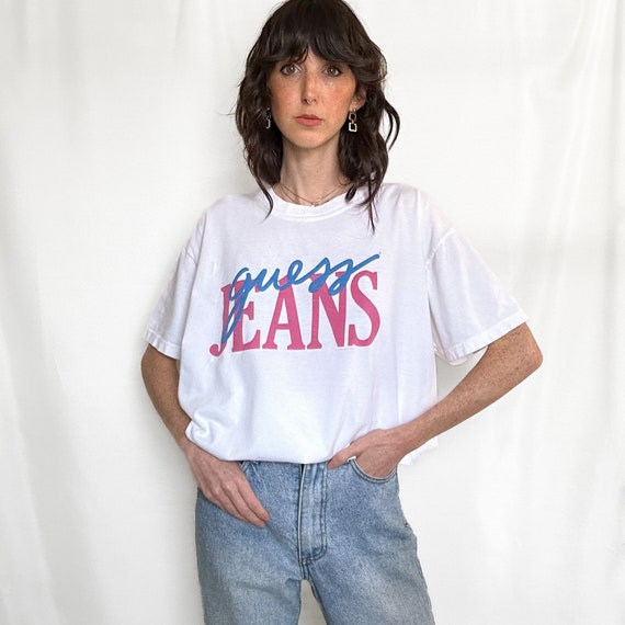 Vintage 90s Guess Jeans T-shirt - image 1