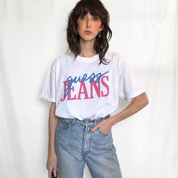 Vintage 90s Guess Jeans T-shirt - image 6
