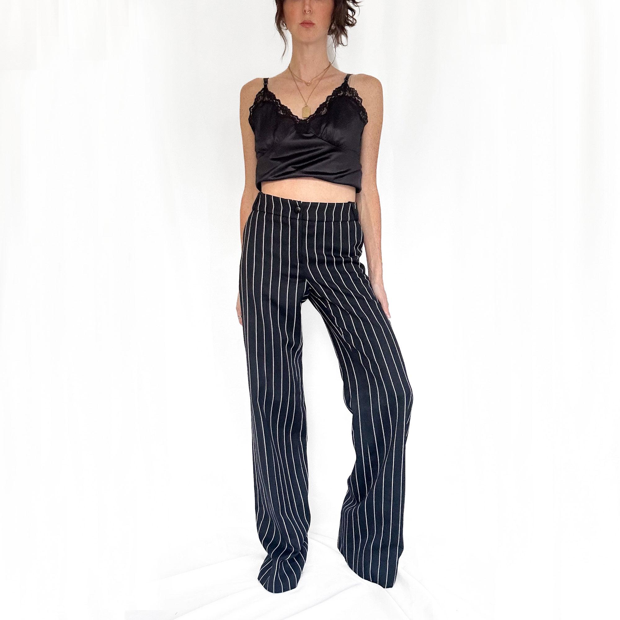 Armani Striped Pants - Etsy