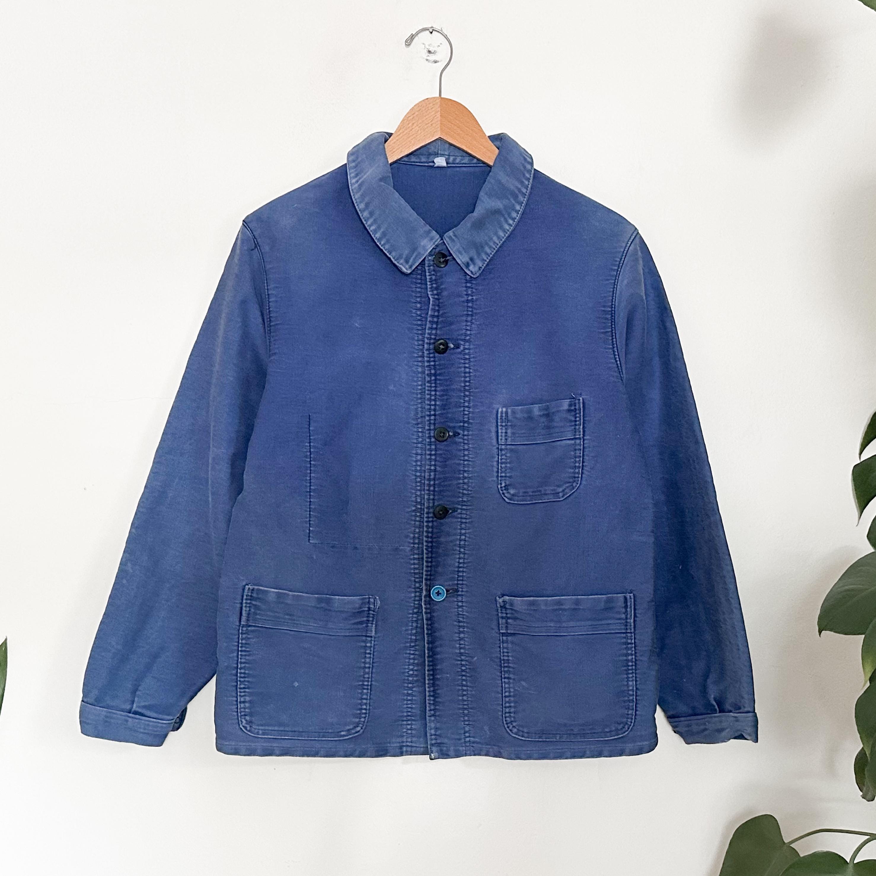 French Worker Jacket Moleskin - Etsy
