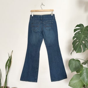 Y2K Low Rise Dark Wash Flare Jeans image 8