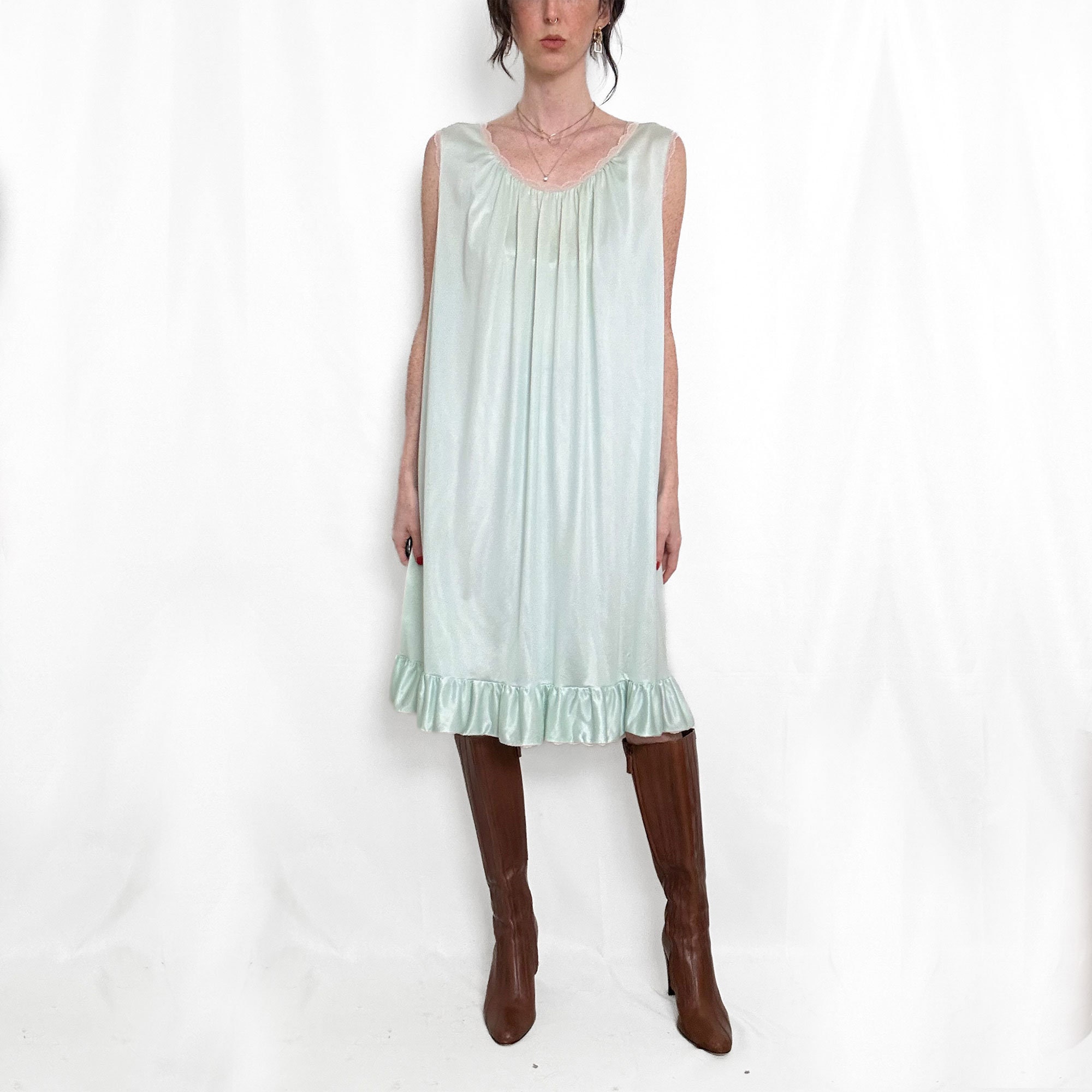Sage Serenity Babydoll Dress main image 1
