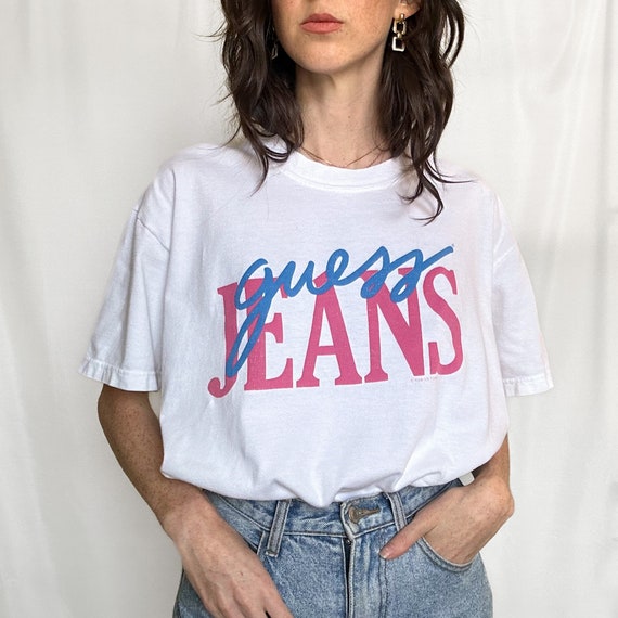 Vintage 90s Guess Jeans T-shirt - image 7