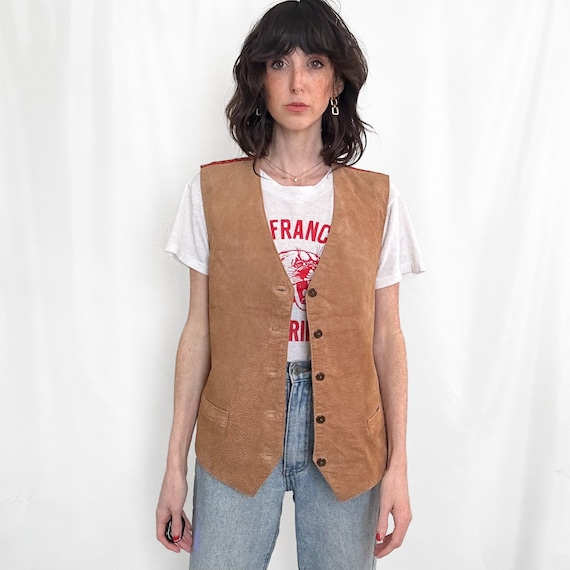 Vintage Western Suede Vest