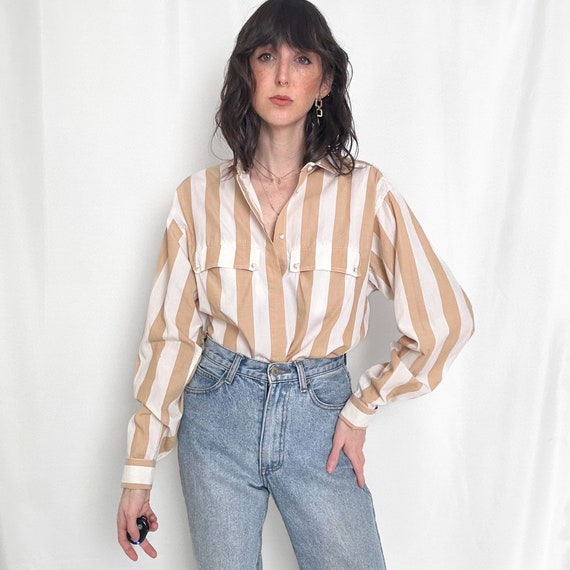 Pinstripe Poplin Button Down