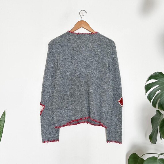 Y2K Novelty Patchwork Millenium Cardigan - image 6