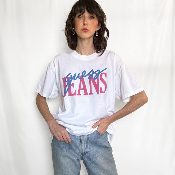 Vintage 90s Guess Jeans T-shirt - image 4