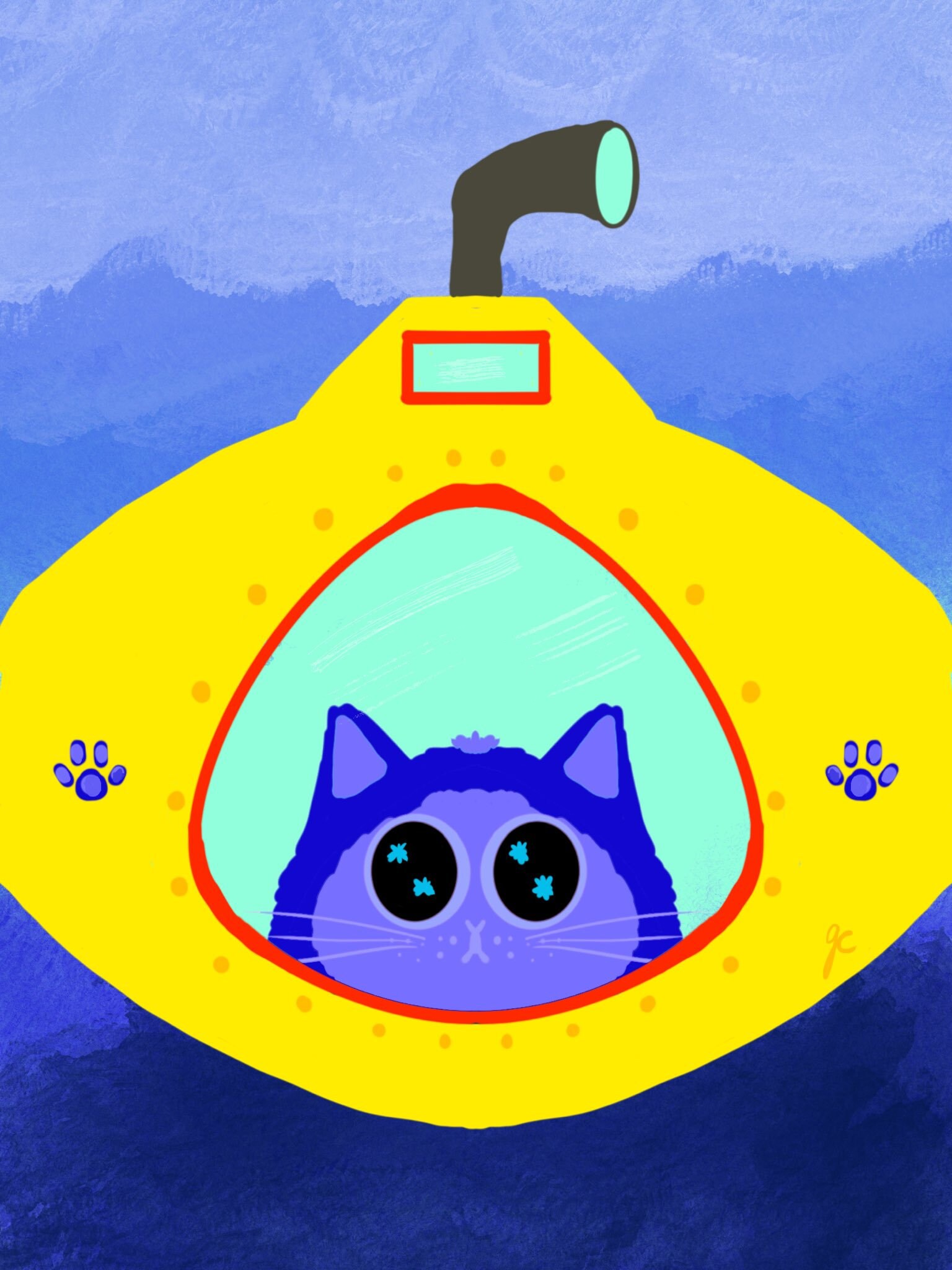 boy cat submarine cartoon boy cat submarine cartoon