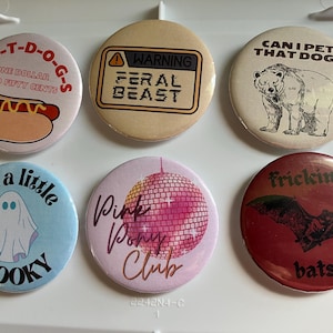 Button Pins - funny and meme-y