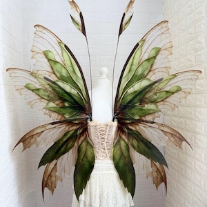 Woodland Leaf Fairy Wings, Sylvara, LARP Cosplay