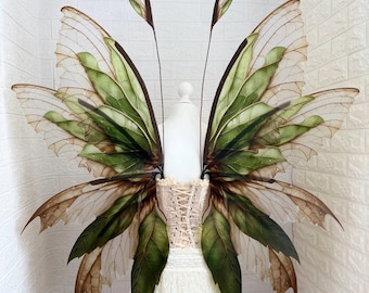 Alas de hada de las hojas del bosque, Sylvara, cosplay de LARP