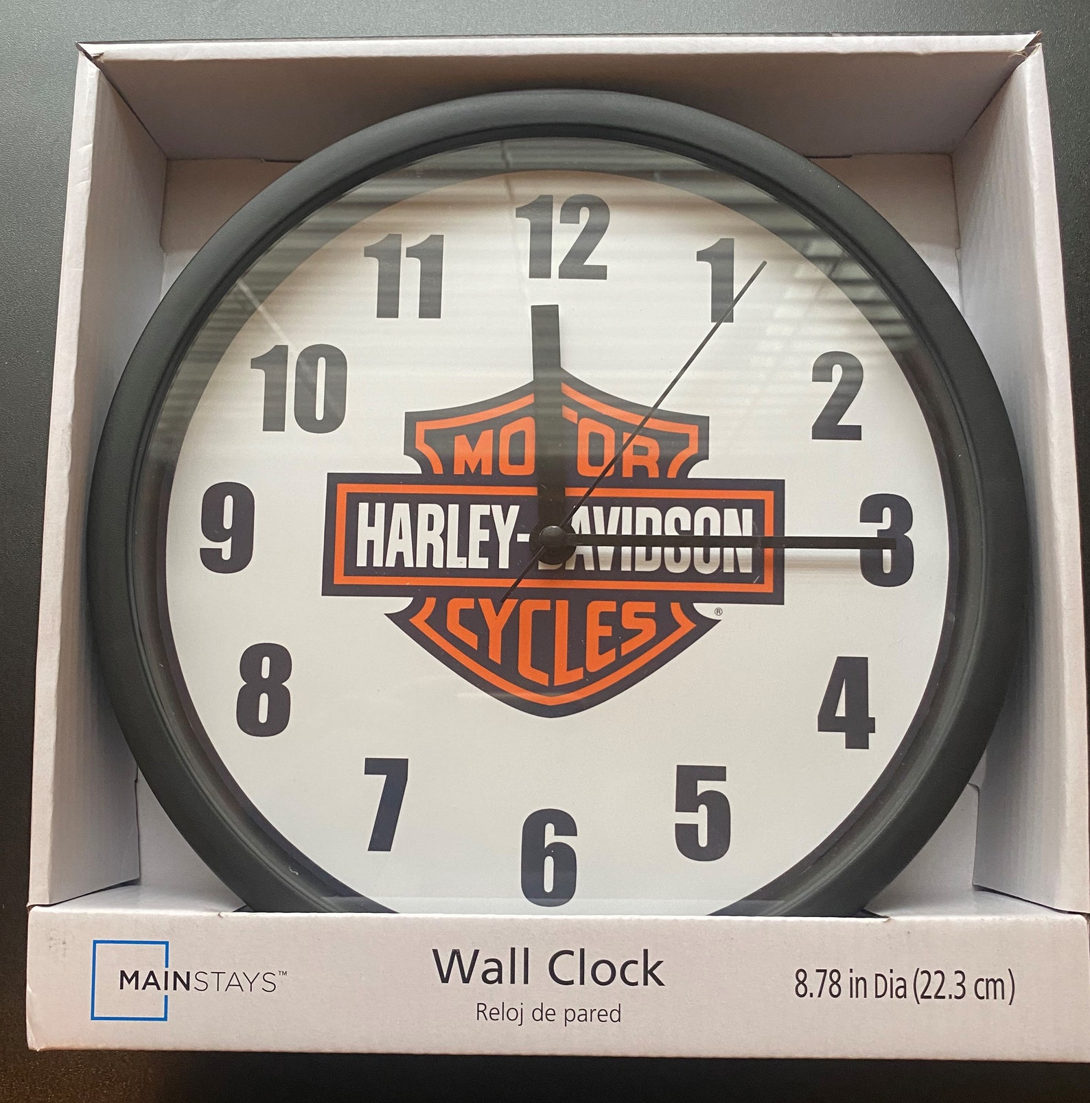 Harley Davidson Logo Wall Clock Etsy