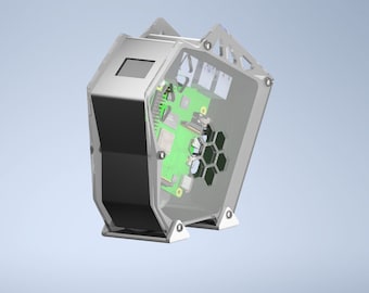 Raspberry PI 4B Desktop Mini Gaming PC Style Case - 3D Druckdateien