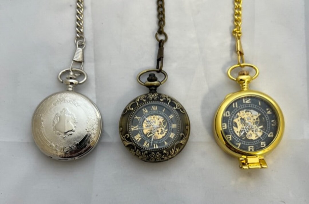 Wind up Pocket Watches Etsy