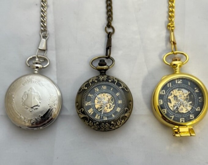 Wind up Pocket Watches Etsy