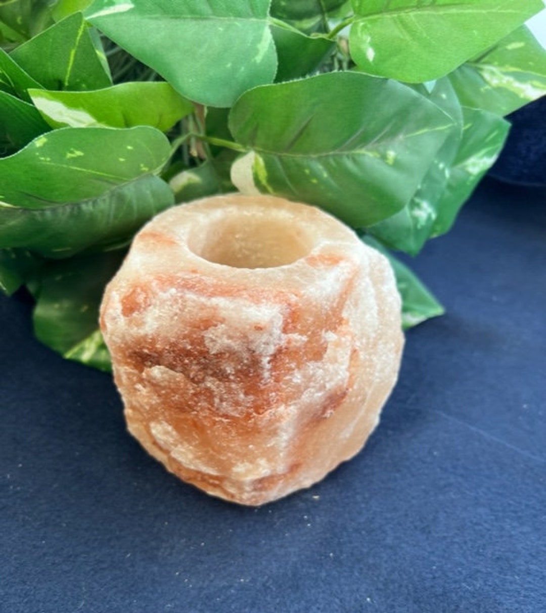 Himalayan Salt Tea Light Holder Etsy