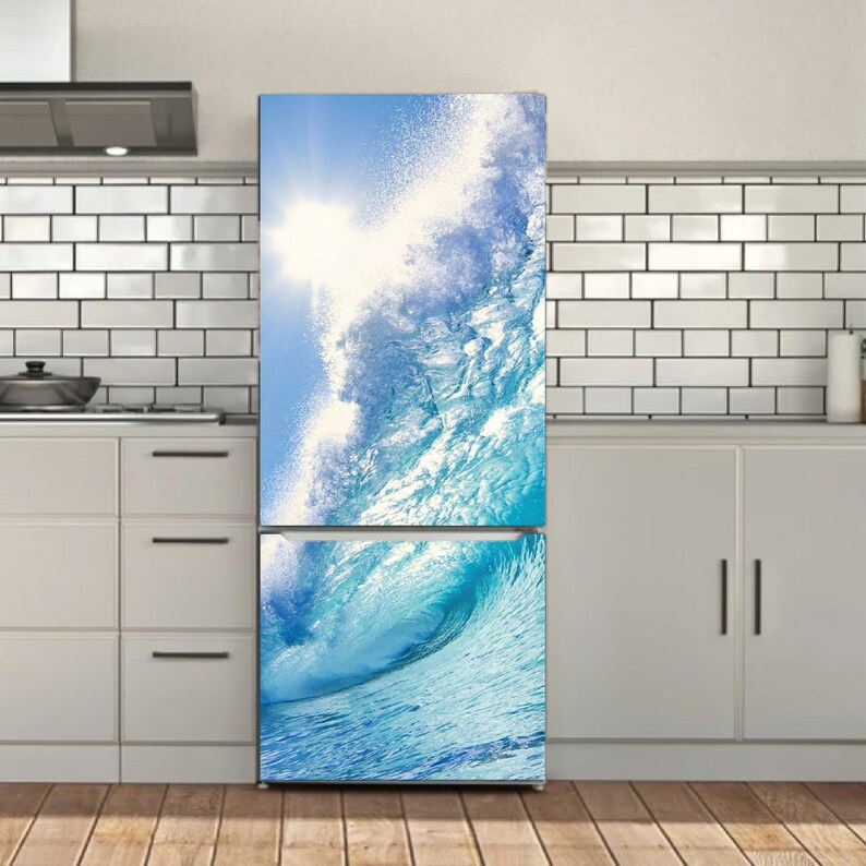 Fridge Wrap Selfadhesive Door Mural Peel and Stick Fridge Etsy