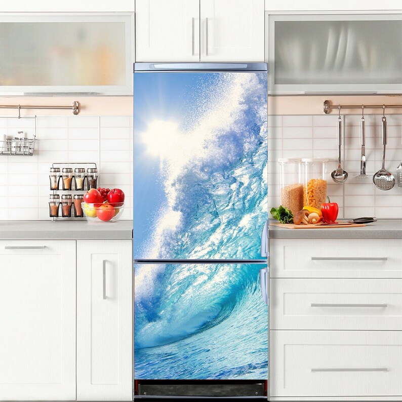 Fridge Wrap Selfadhesive Door Mural Peel and Stick Fridge Etsy
