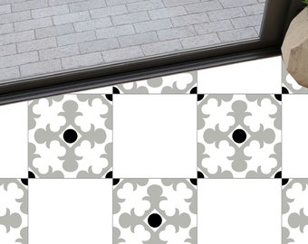 Pack of 12 Tile Stickers  for Wall and Floor Waterproof Removable Peel and Stick Tile Decals    - 299-98