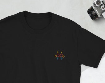 Zelda Majora&#39;s Mask Embroidered outline shirt | Legend of Zelda  | Nintendo Shirt | gamer gift | gift for her or him | N64