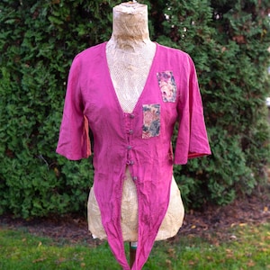 The &quot;Rosie&quot; Upcycled Crop Shirt