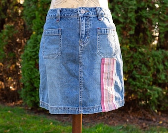 "Der ""Becky"" Patchwork Jeansrock."