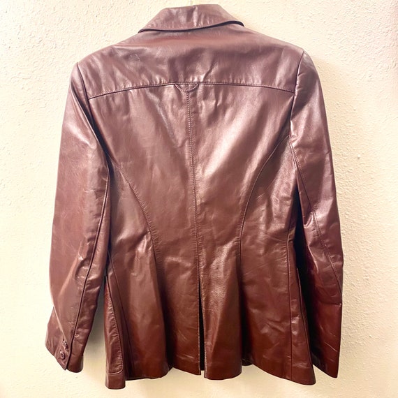 1970s Etienne Aigner Chestnut Leather Riding Jack… - image 2